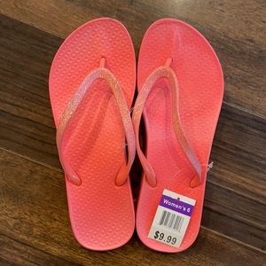Pink Sparkly Sandals